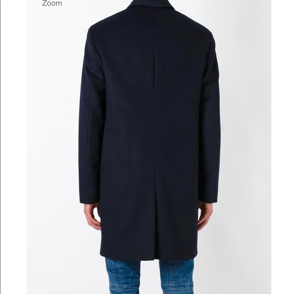 NWT Men’s Calvin Klein Dress Coat Black 52R WOW! - Picture 8 of 8